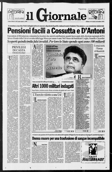 Il giornale : quotidiano del mattino